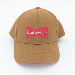 Budweiser Tan Red 2020 Adjustable Classic Baseball Hat Cap